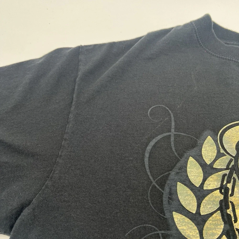 Vintage Wckd Black Popeye Graphic Tee – Large – Made in USA – Gold Foil